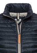 Steppweste aus recyceltem Polyamid navy