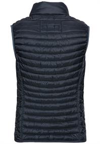 Steppweste aus recyceltem Polyamid navy