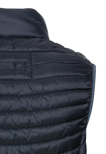 Steppweste aus recyceltem Polyamid navy