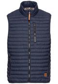 Steppweste aus recyceltem Polyamid night blue