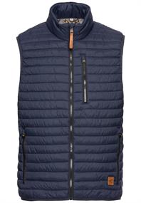 Steppweste aus recyceltem Polyamid night blue