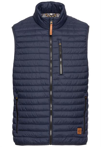 Steppweste aus recyceltem Polyamid night blue