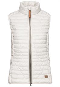 Steppweste aus recyceltem Polyamid pearl