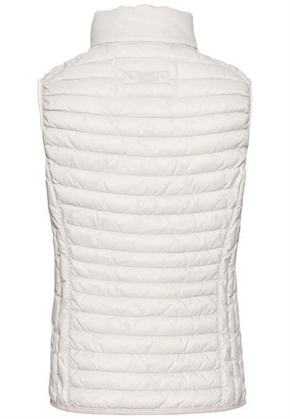 Steppweste aus recyceltem Polyamid pearl