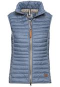 Steppweste aus recyceltem Polyamid smoke blue