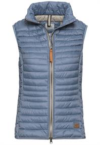 Steppweste aus recyceltem Polyamid smoke blue