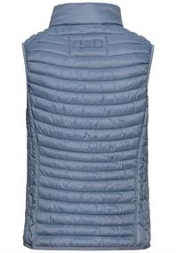 Steppweste aus recyceltem Polyamid smoke blue