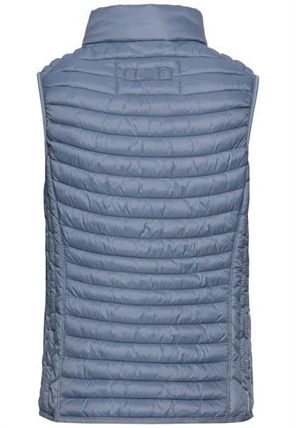 Steppweste aus recyceltem Polyamid smoke blue
