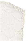Steppweste aus recyceltem Polyester bone white