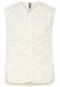 Steppweste aus recyceltem Polyester bone white