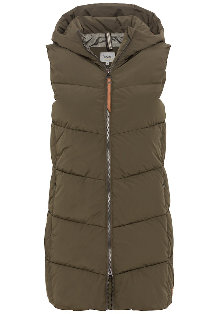 Camel Active Damen Weste Steppweste aus recyceltem Polyester dark navy  bequem online kaufen bei