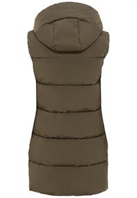 Steppweste aus recyceltem Polyester dark khaki