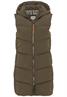 Steppweste aus recyceltem Polyester dark khaki
