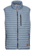 Steppweste aus recyceltem Polyester denim blue