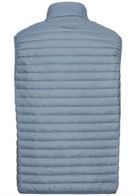 Steppweste aus recyceltem Polyester denim blue