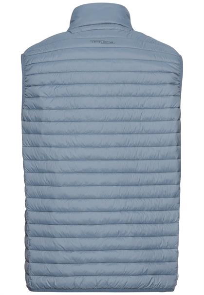 Steppweste aus recyceltem Polyester denim blue
