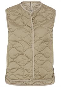 Steppweste aus recyceltem Polyester sage
