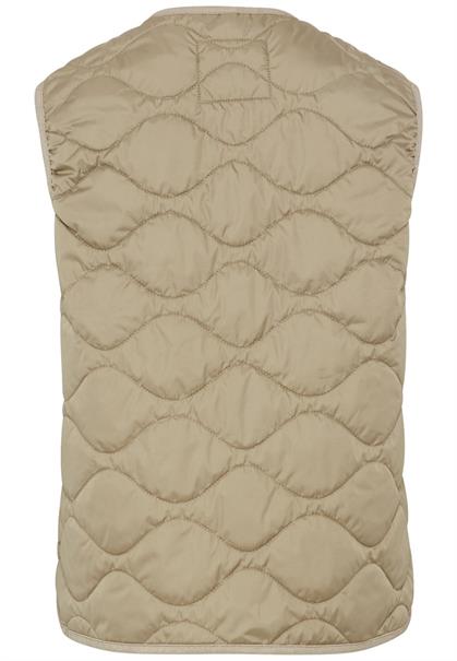 Steppweste aus recyceltem Polyester sage