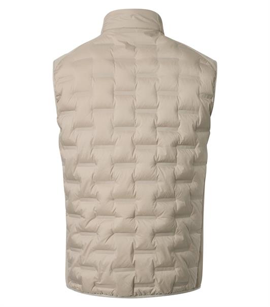 Steppweste beige