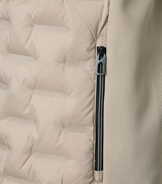 Steppweste beige
