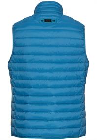 Steppweste mit horizontaler Steppung aus recyceltem Polyester aqua blue