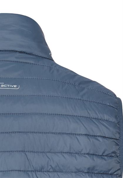 Steppweste mit Stehkragen elemental blue