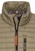 Steppweste mit Stehkragen khaki