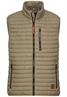 Steppweste mit Stehkragen khaki