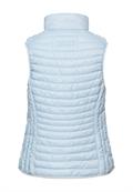 Steppweste mit zwei Wege Reißverschluss light blue