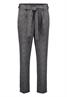 Stoffhose Herringbone mit Bindegürtel 28 Inch blackcream