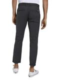 Straight Fit Chino Hose mit Gürtel grey brown check yarn dye