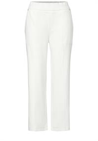Straight Leg 7/8 Twill-Hose off white