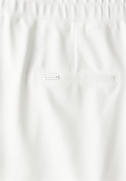 Straight Leg 7/8 Twill-Hose off white