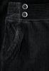 Straight Leg Cordhose black