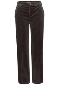 Straight Leg Cordhose darkest brown