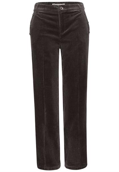 Straight Leg Cordhose darkest brown