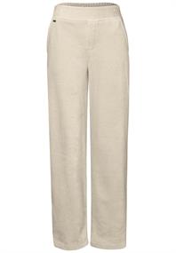Straight Leg Cordhose malted beige