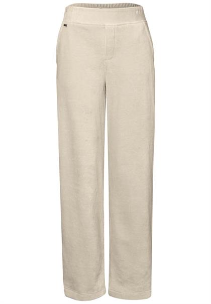 Straight Leg Cordhose malted beige