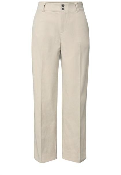 Straight Leg Cordhose morn beige