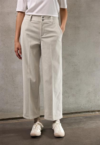 Straight Leg Cordhose morn beige