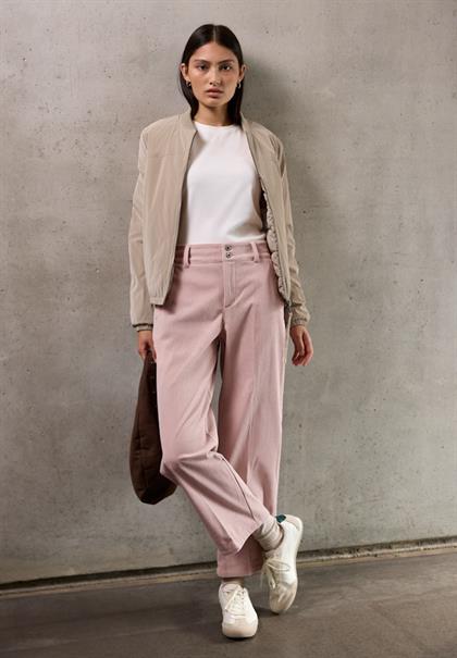 Straight Leg Cordhose sepia rose