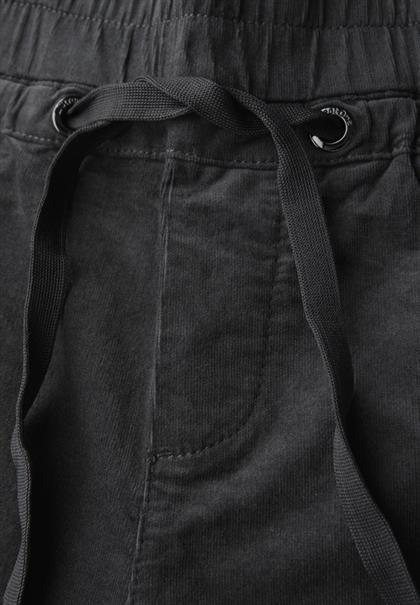 Straight Leg Cordhose shore grey