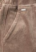 Straight Leg Cordhose silk brown