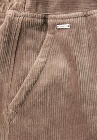 Straight Leg Cordhose silk brown