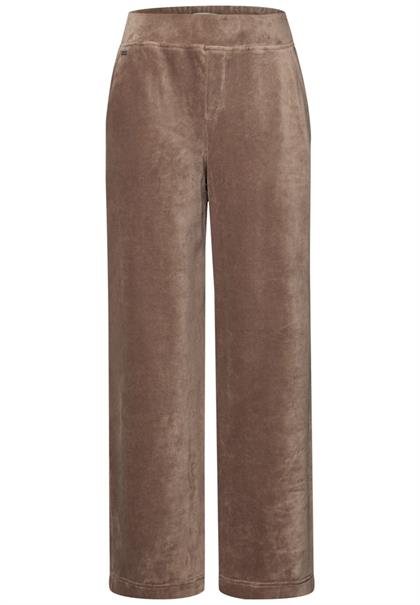 Straight Leg Cordhose silk brown
