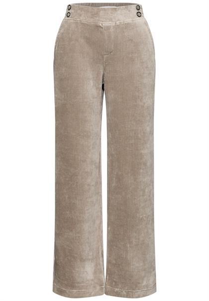 Straight Leg Cordhose tan brown