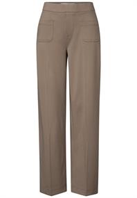 Straight Leg Hose dark mocha beige