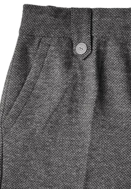 Straight Leg Hose echo grey mel.