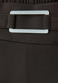 Straight Leg Hose mit Detail darkest brown