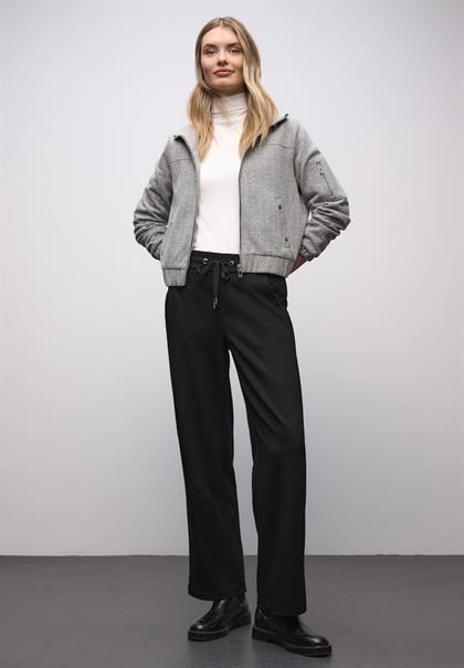 Straight Leg Hose mit Tape black